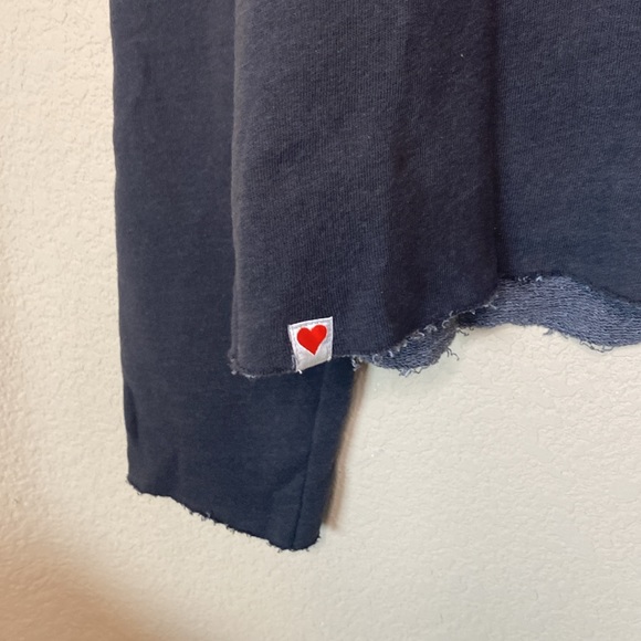 Revolve WildFox I NEED COFFEE Oversized Gray Sweater S - Picture 5 of 10